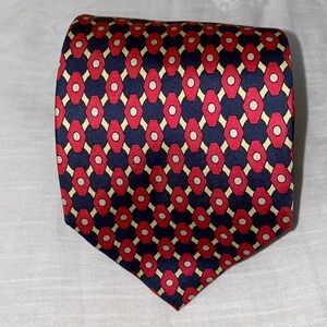 Charles Jourdan Lattice Silk Tie